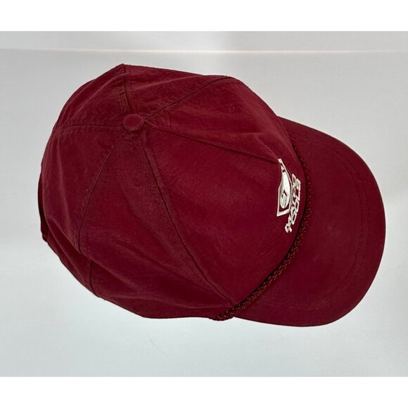 Vintage Matco Tools Burgundy Snapback Hat With Embroidered Logo & Rope Detail - Picture 9 of 11